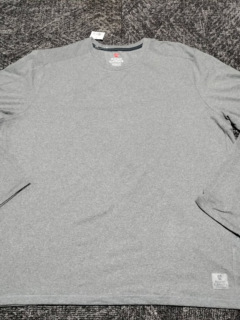 Rugged Elements Performance Long Sleeve Shirt XXL Gray Blue Durable Utility NEW